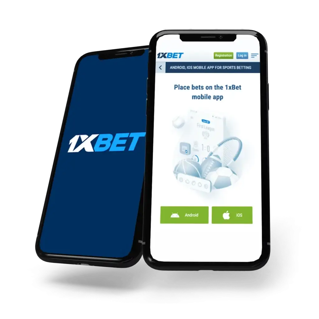 1xBet App Mockup