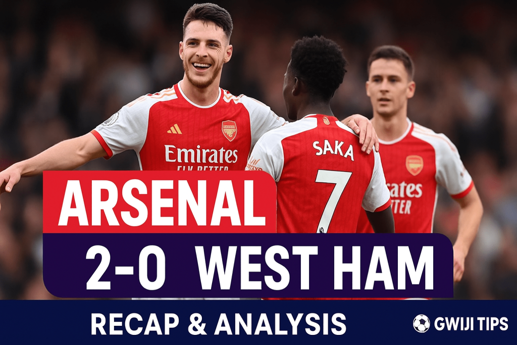 Arsenal vs West Ham recap